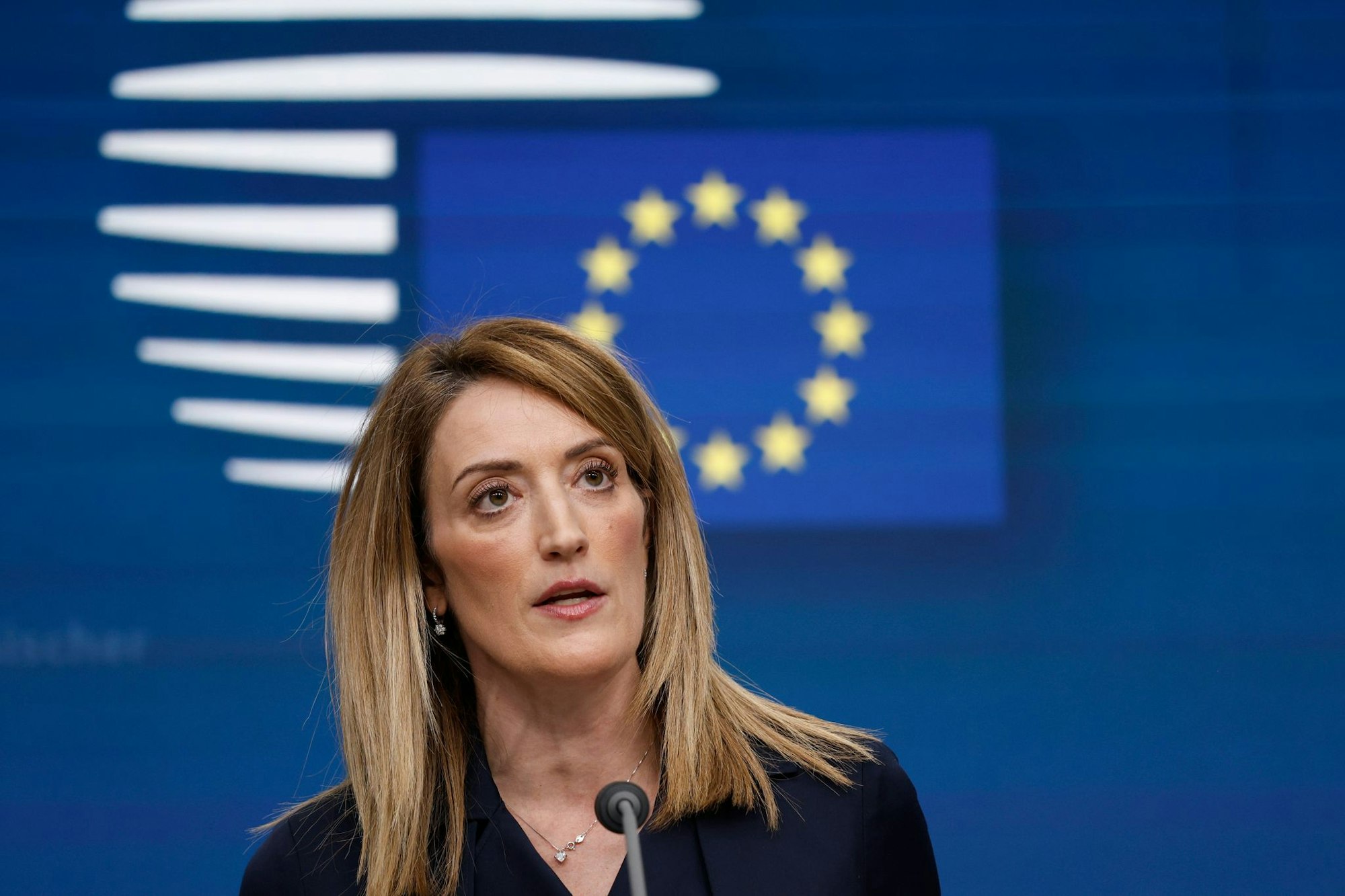 Das Verhältnis zu China bleibe «komplex und facettenreich», sagte jüngst EU-Parlamentspräsidentin Roberta Metsola. (Archivbild)