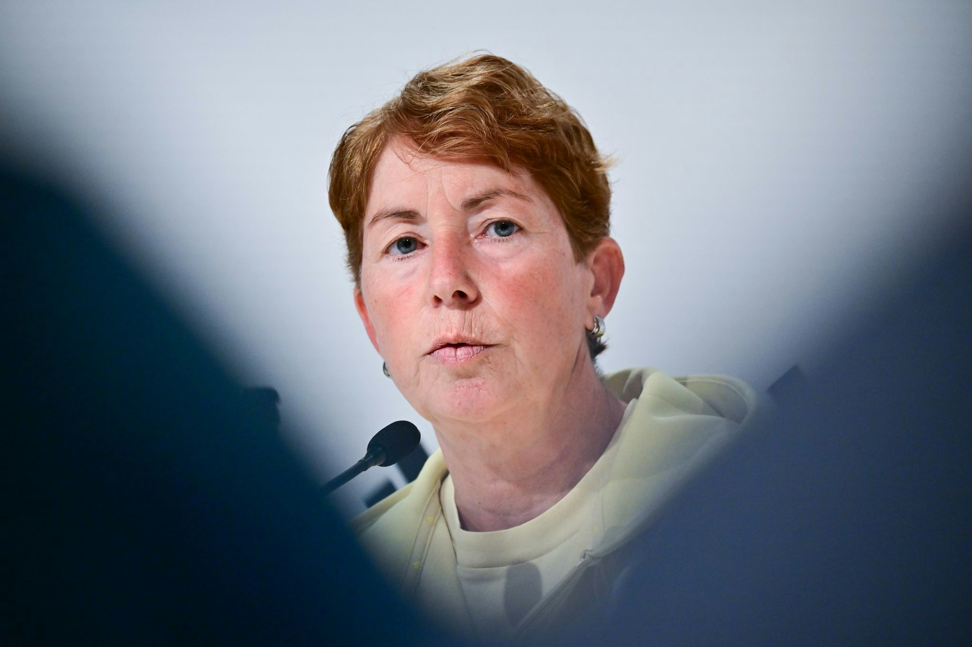 Co-Trainerin Maren Meinert: Noch nichts entschieden.