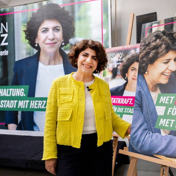 Die OB-Kandidatin der Grünen Berivan Aymaz