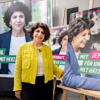Die OB-Kandidatin der Grünen Berivan Aymaz