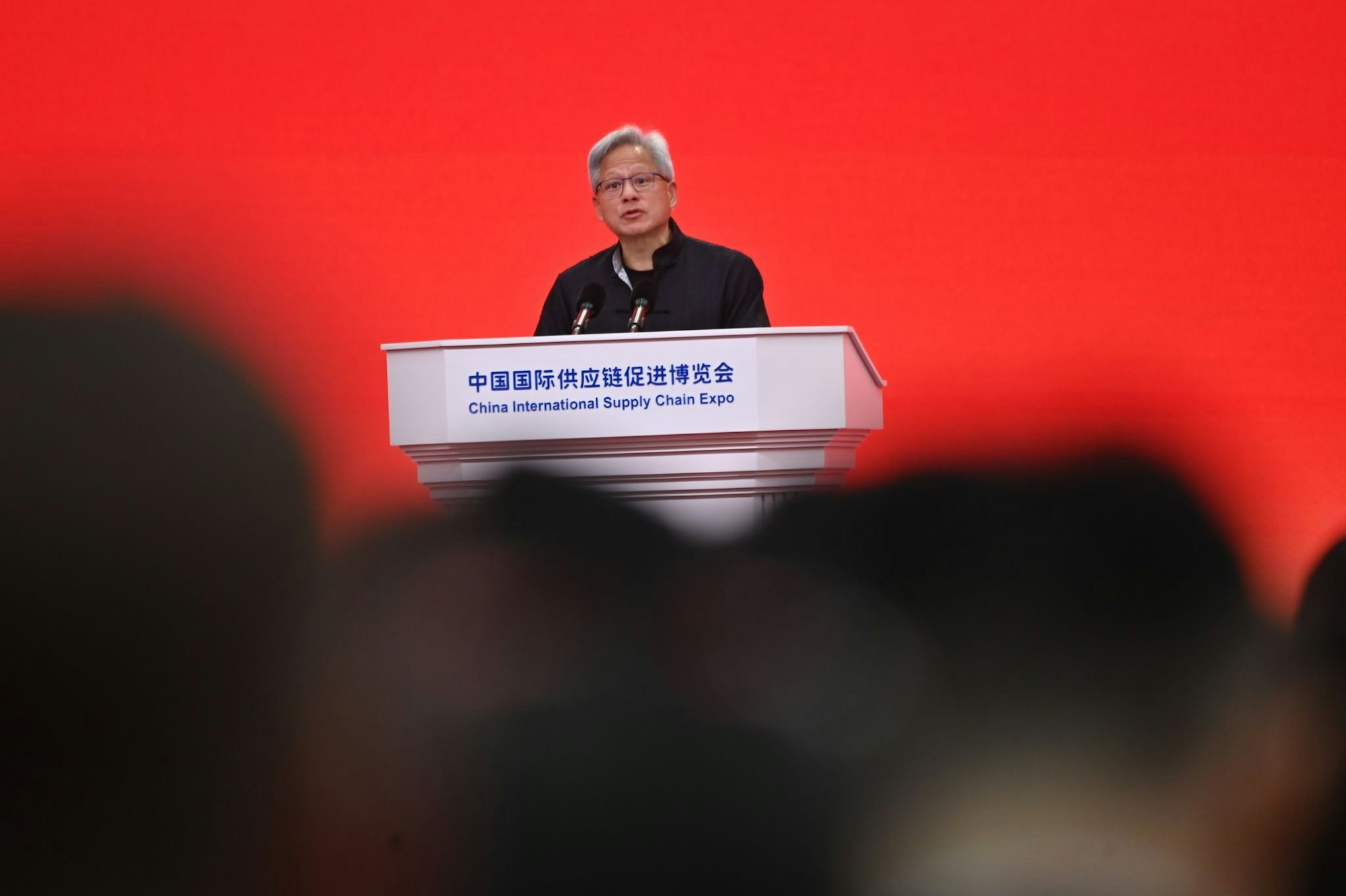 Nvidia-CEO lobte Chinas KI-Entwicklung.