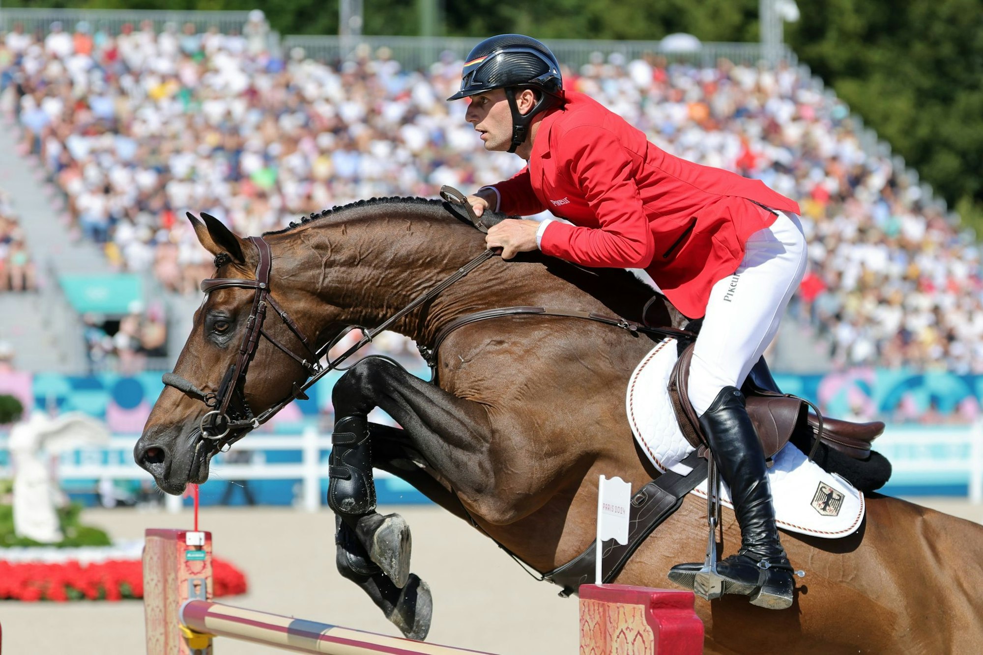 Richard Vogel reitet bei der EM United Touch.