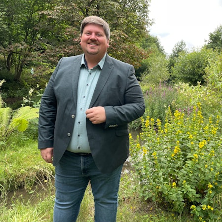 Maurice Winter geht für die CDU als Bürgermeisterkandidat ins Rennen.