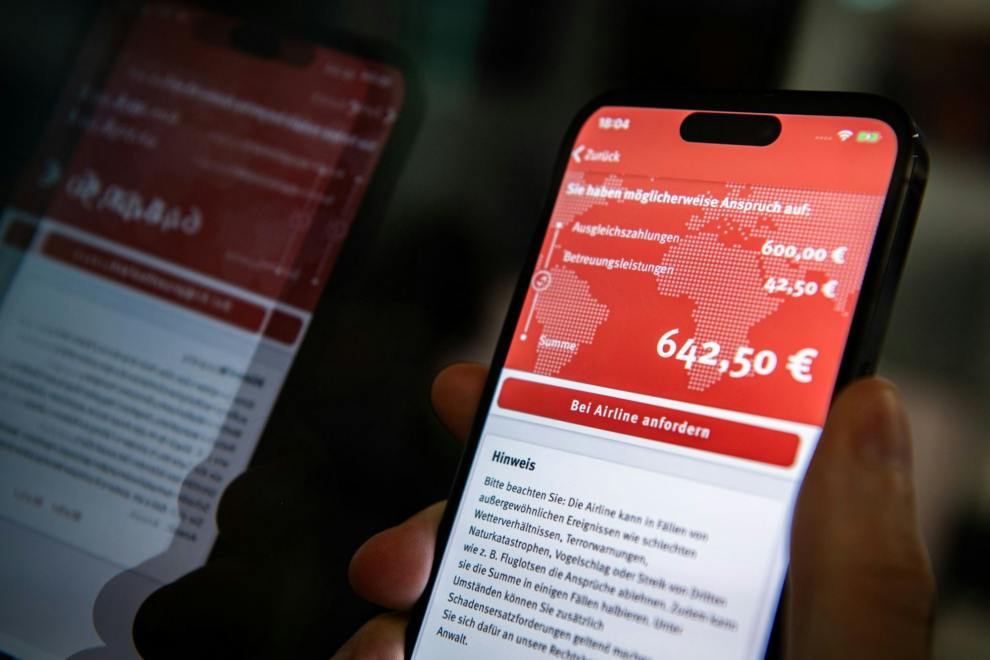 Kostenlose Unterstützung: Die Verbraucherzentrale NRW hilft und unterstützt Reisende mit ihrer Flugärger-App.
