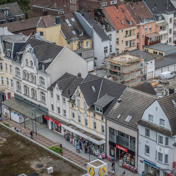 Fußgängerzone Wiesdorfer Platz