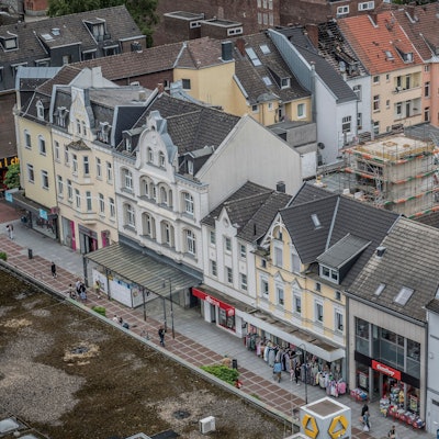 Fußgängerzone Wiesdorfer Platz
