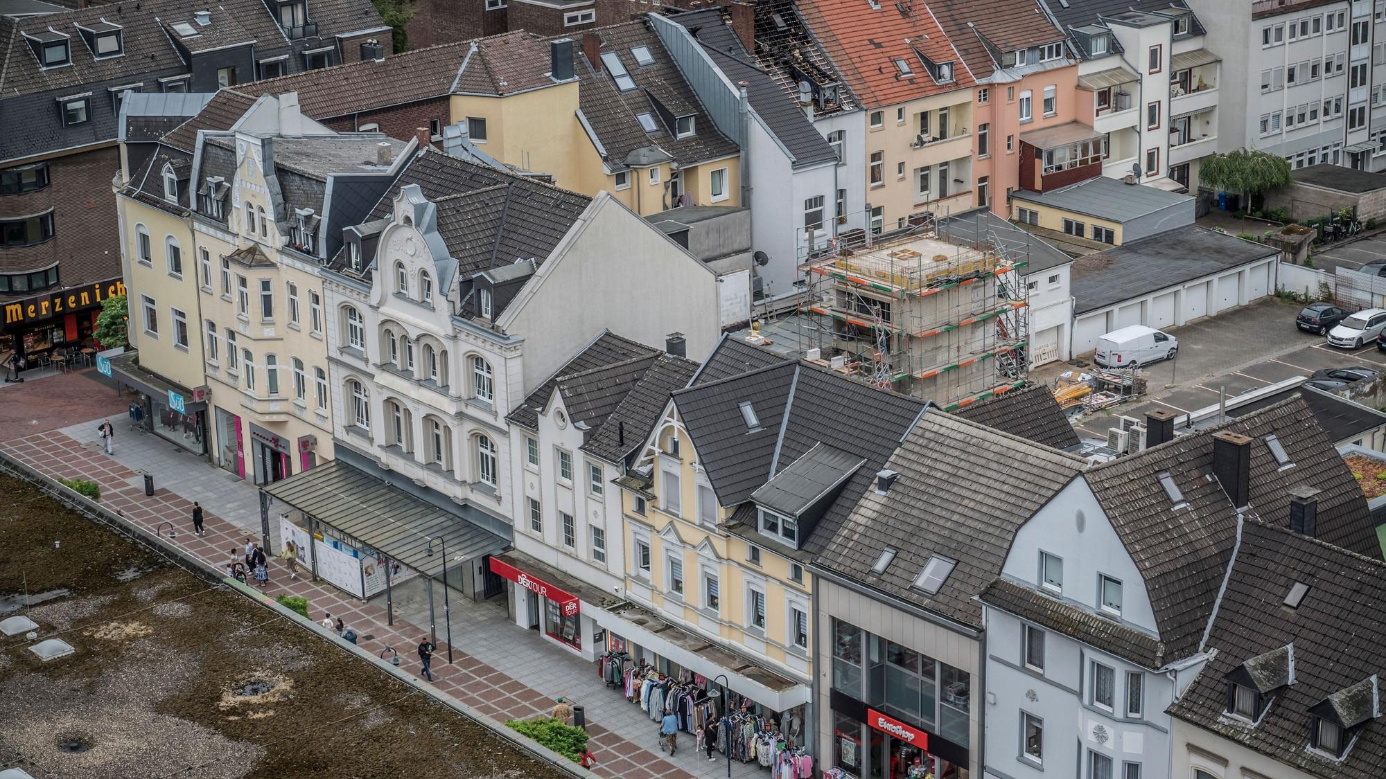 Fußgängerzone Wiesdorfer Platz