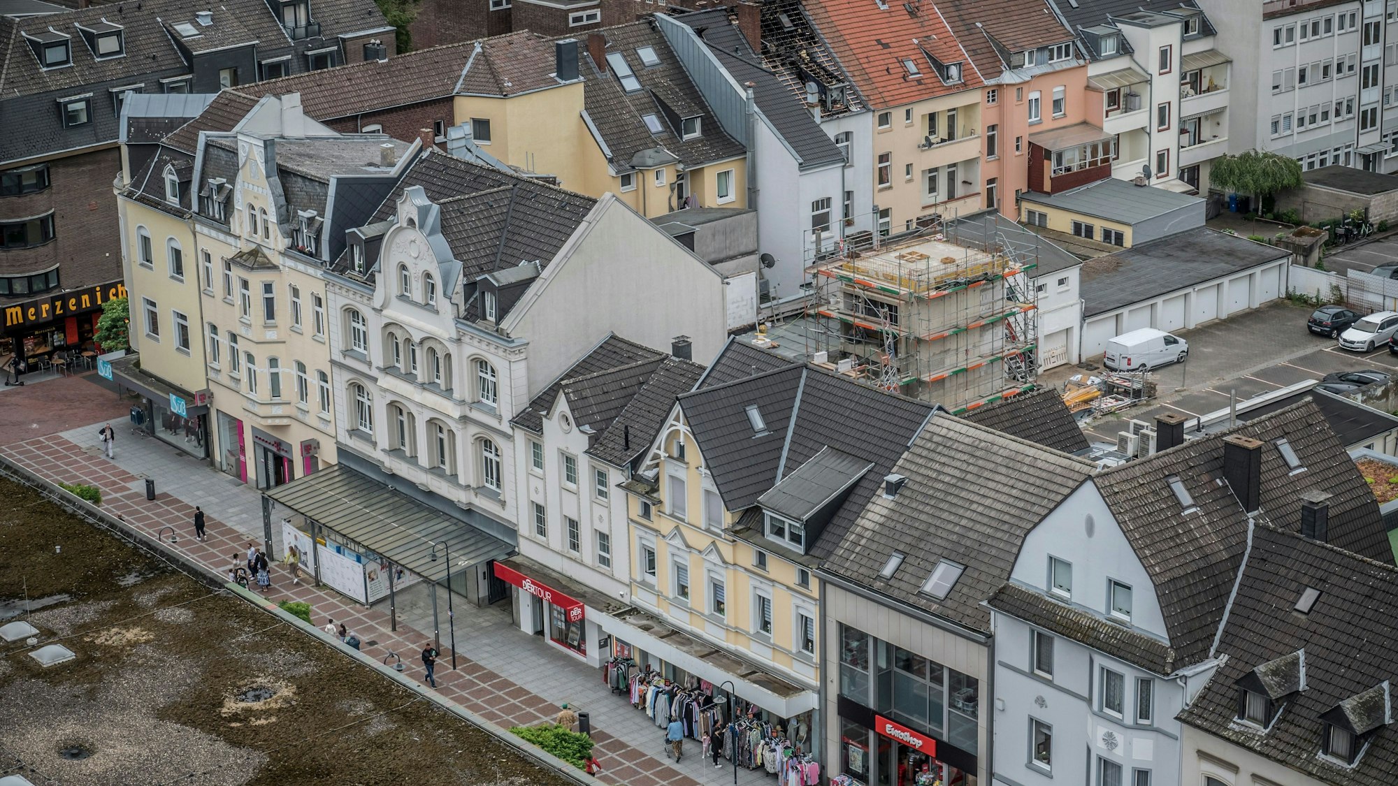 Fußgängerzone Wiesdorfer Platz