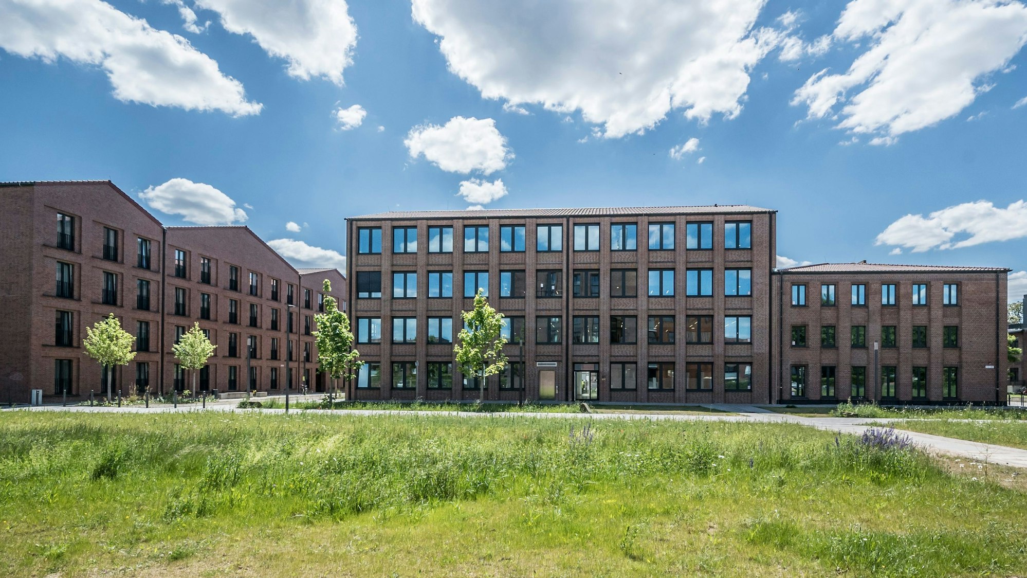 Bürogebäude in der Bahnstadt Opladen.