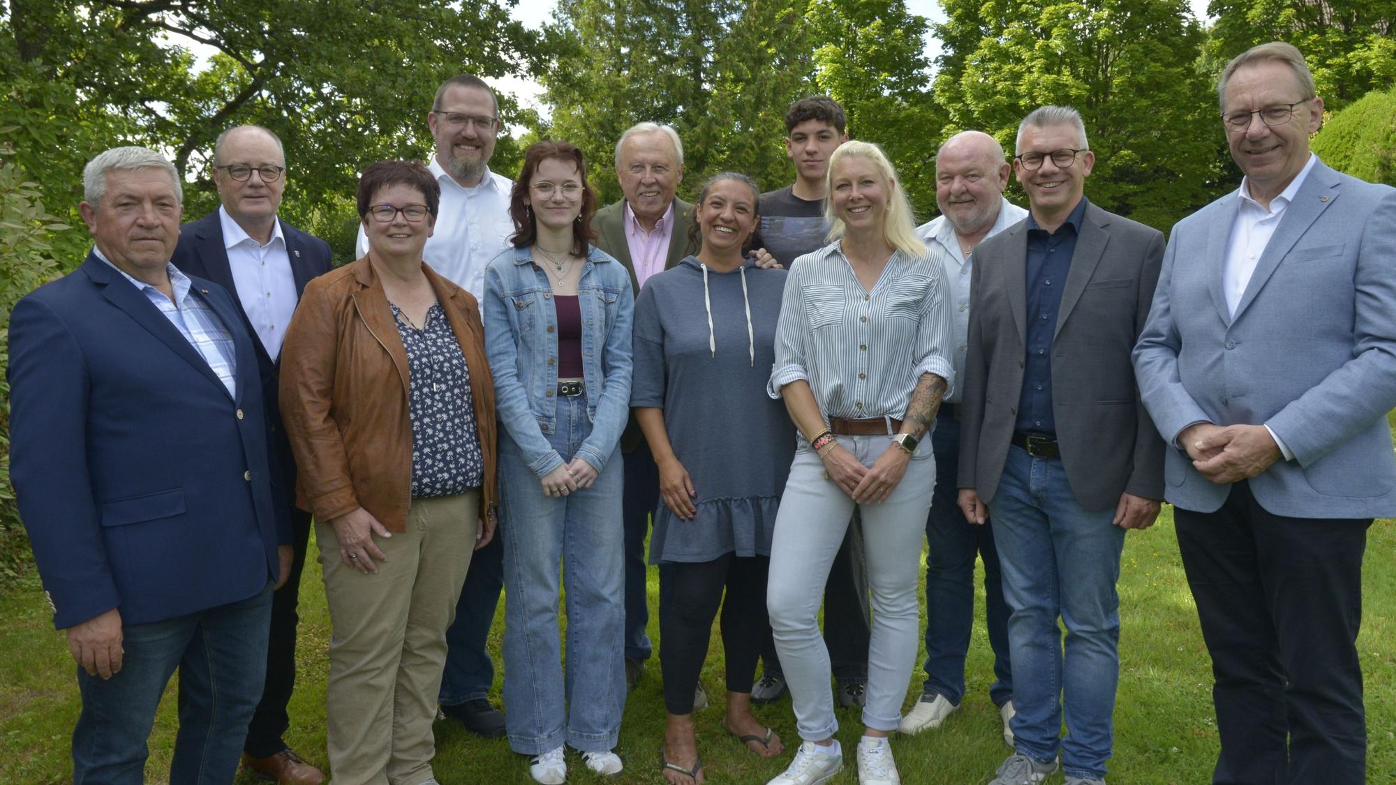 Ein Gruppenfoto.