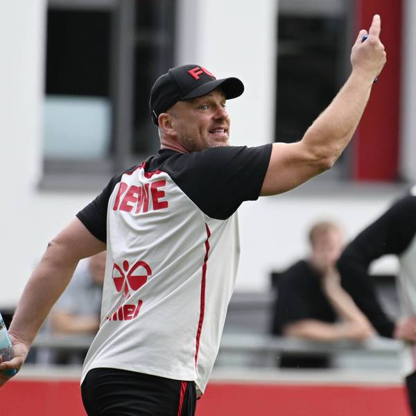 16.07.2025, xophax, Fussball 1.Bundesliga, 1.FC Köln Training , Trainerteam Trainer Lukas Kwasniok Köln *** 16 07 2025, xophax, Soccer 1 Bundesliga, 1 FC Köln Training , Coaching Team Coach Lukas Kwasniok Cologne