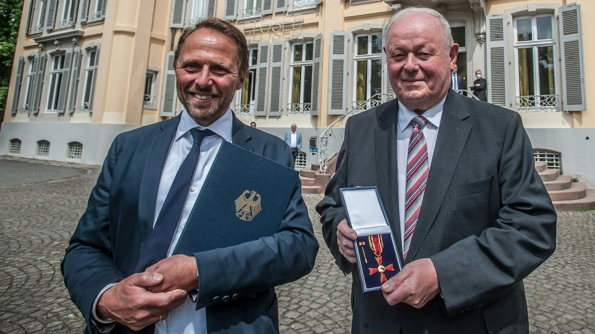 Uwe Richrath mit Paul Hebbel