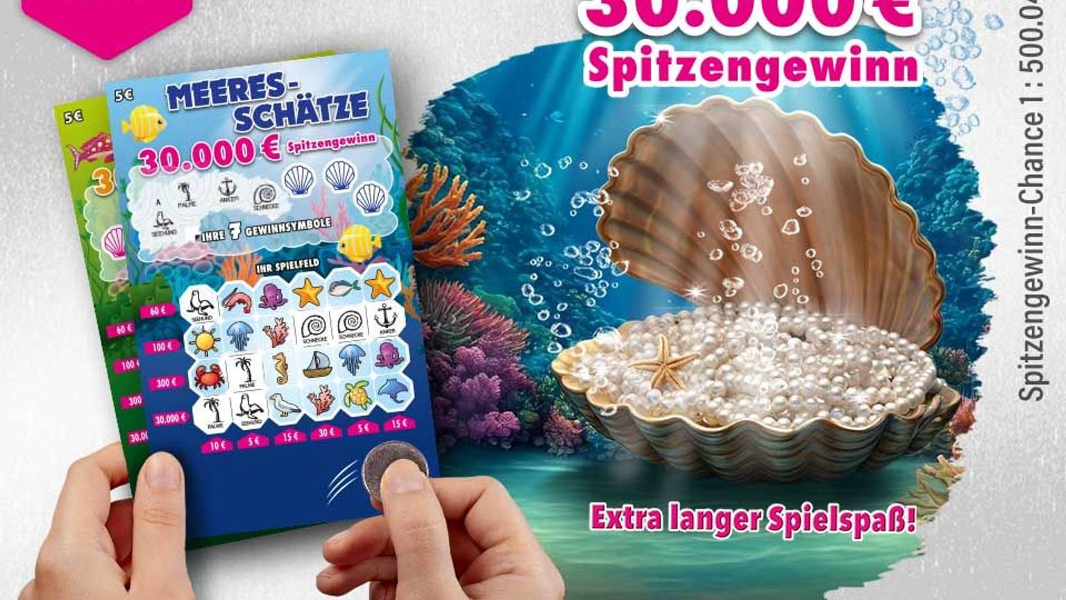 Rubbellos Meeres-Schätze.