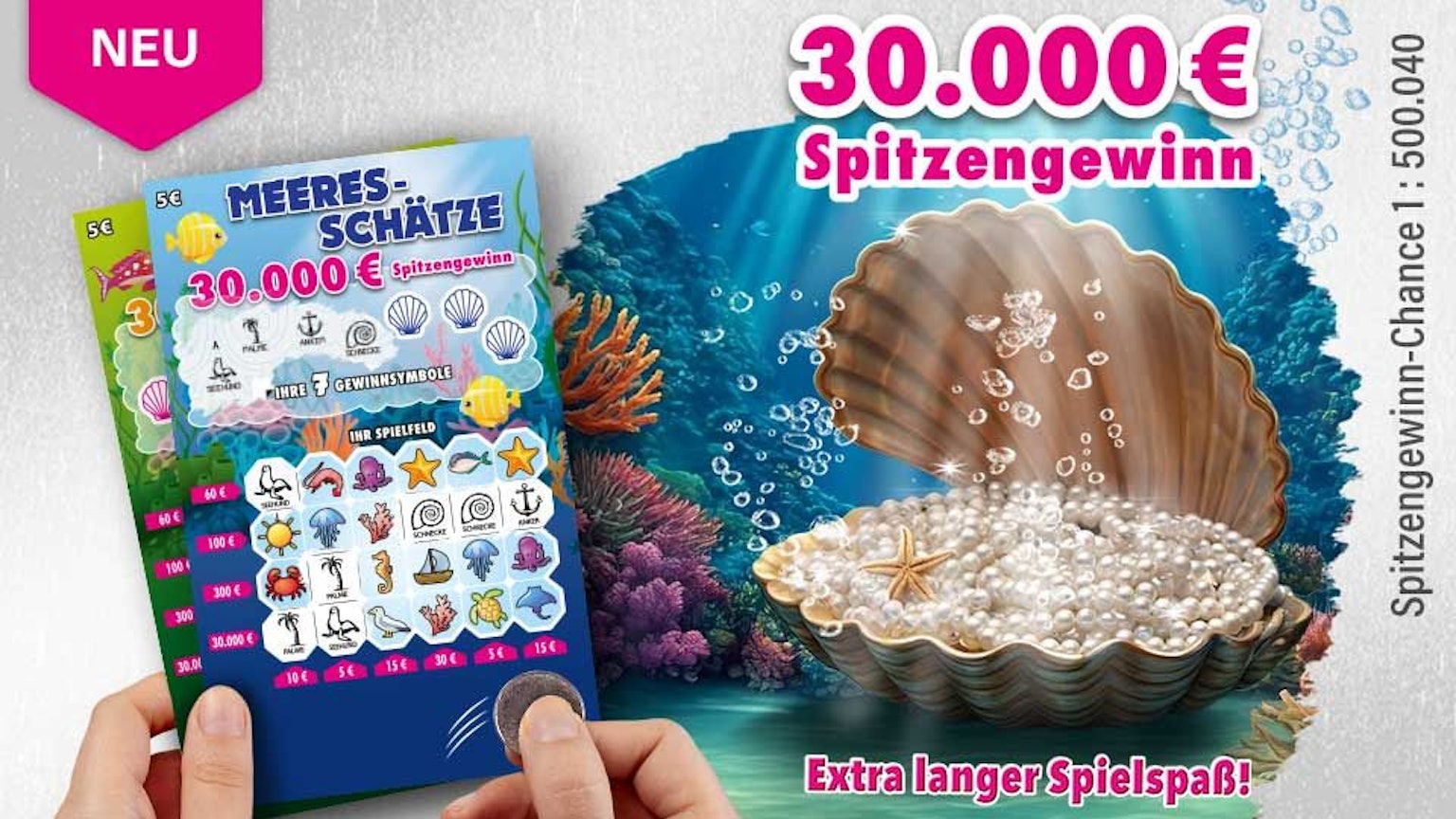 Rubbellos Meeres-Schätze.