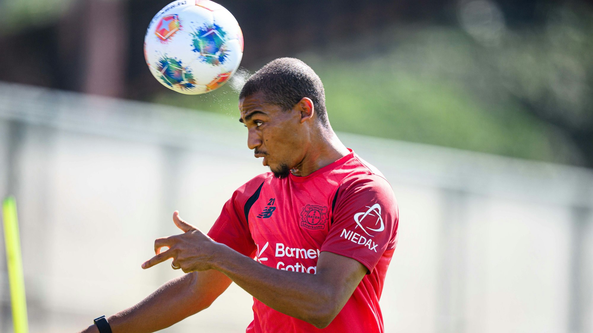 Amine Adli von Bayer 04 Leverkusen im Trainingslager in Rio de Janeiro.