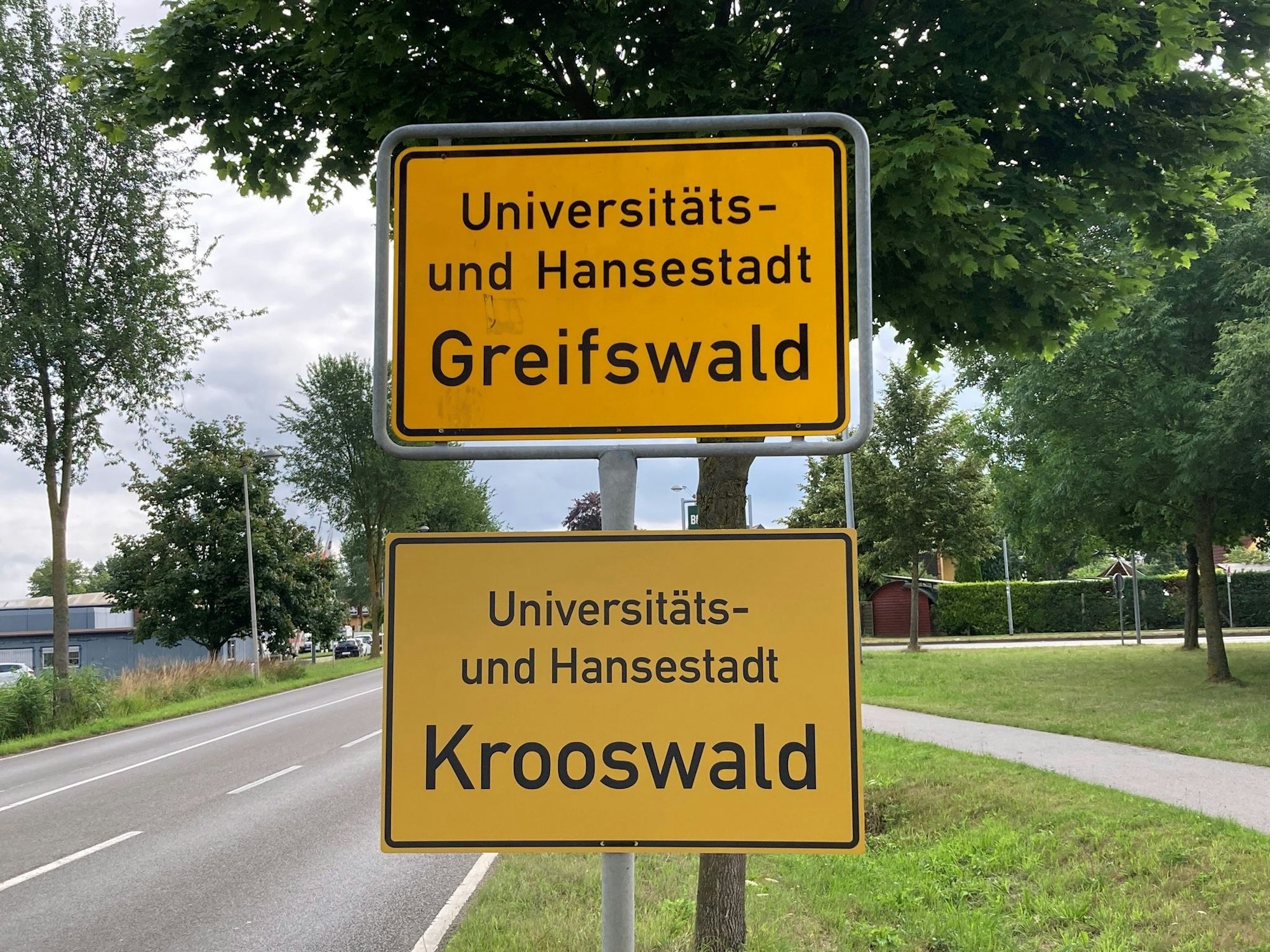 Hansestadt Kroos- und Greifswald.