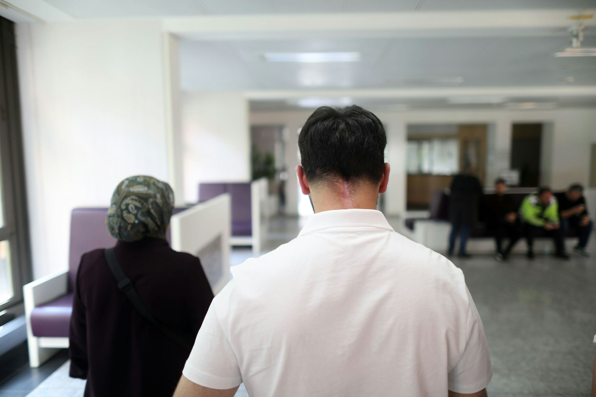 Besuch bei Yusuf Taspinar, der einen schweren Arbeitsunfall hatte und in der BG Klinik in Duisburg (eine von 13 bundesweit) wieder zurück ins Leben fand.