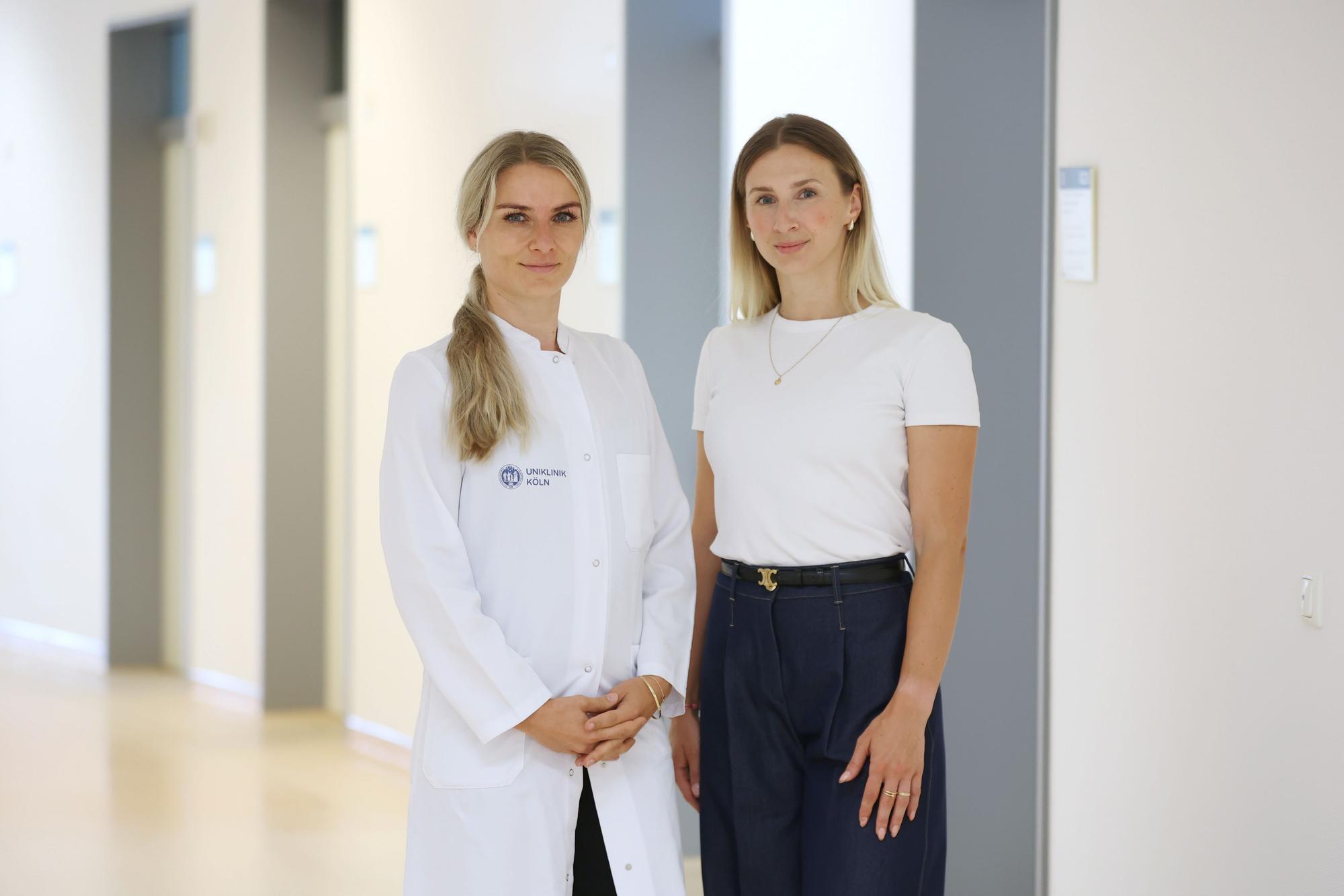 Viele Sportler leiden unter schwerwiegenden Depression. Wie die Sportpsychiaterin Theresa Lichtenstein (hier links) hilft.
Rechts: ehemalige Sportlerin Martyna Trajdos (Judoka)