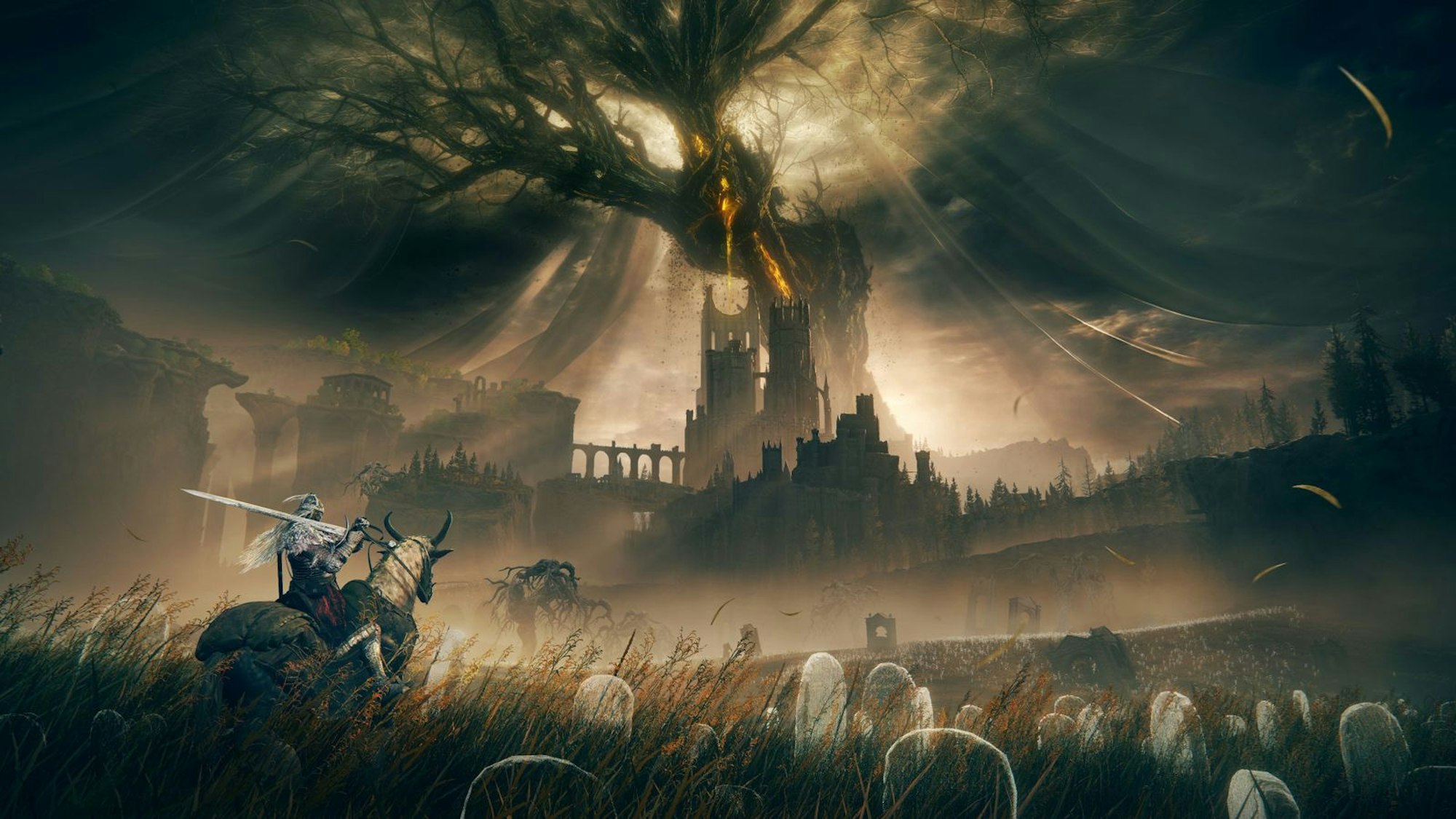 Über 28 Millionen Mal verkaufte sich das ebenso düstere wie beinharte Action-Rollenspiel „Elden Ring“ bereits auf anderen Systemen. Die Switch-2-Umsetzung samt Addon „Shadow of the Erdtree“ wird mit Spannung noch in diesem Jahr erwartet. Darüber hinaus arbeitet Entwickler FromSoftware noch am exklusiven Mehrspieler-Titel „The Duskbloods“, der für 2026 geplant ist. (Bild: FromSoftware/Bandai Namco)