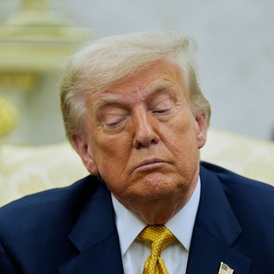 US-Präsident Donald Trump im Oval Office des Weißen Hauses. (Archivbild)