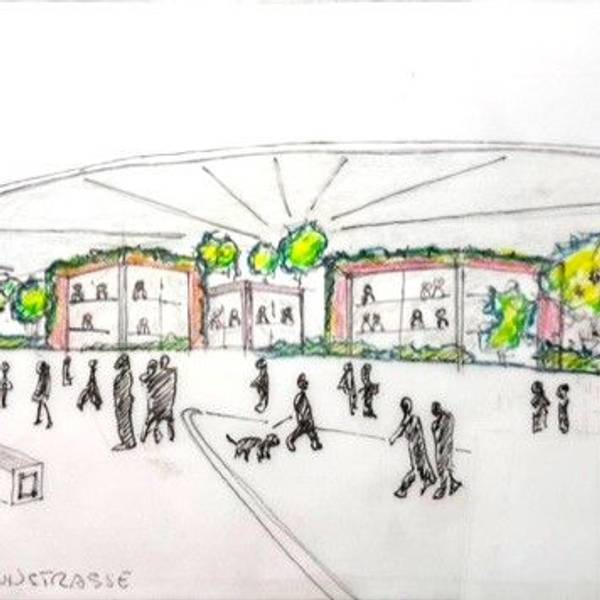 Offene Pavillions voller Bücher, eine Bibliothek die 24x7 an 365 Tagen geöffnet sein soll, das ist die Vision des Kölner Stadtplaners Greve für den Ebertplatz.