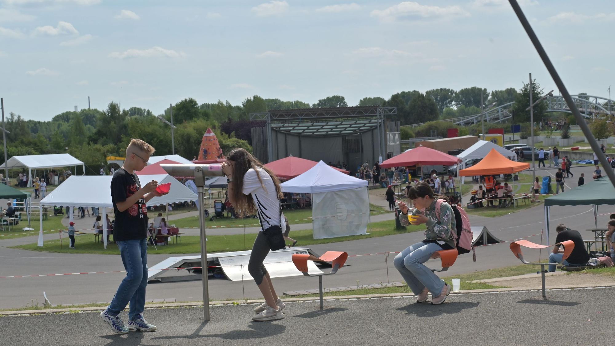 Viel zu entdecken: Das Sommerspektakel im Neulandpark.