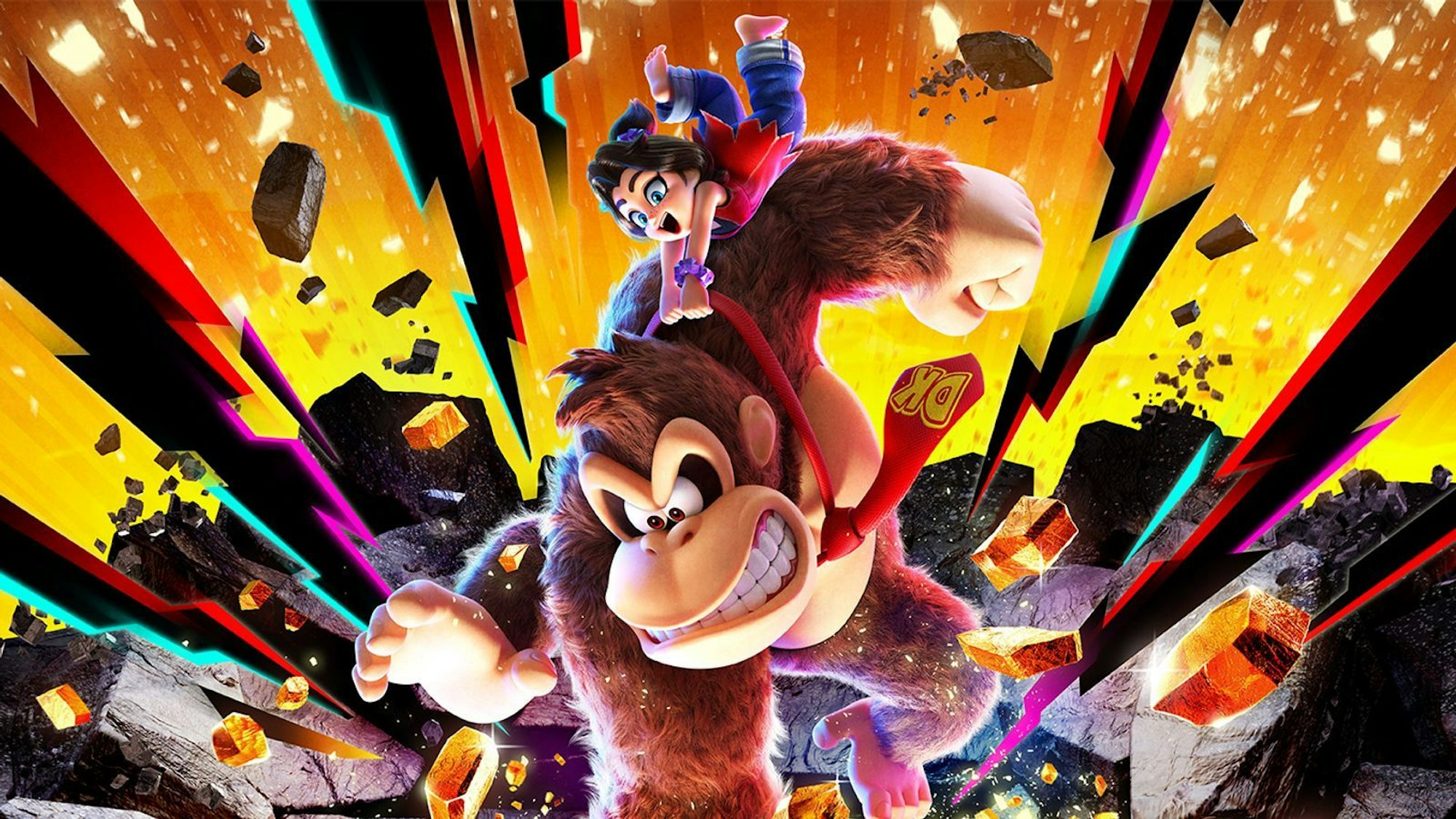 Rund sechs Wochen nach der Veröffentlichung der Switch 2 und „Mario Kart World“ gibt's mit „Donkey Kong Bananza“ nun den nächsten großen Exklusiv-Titel von Nintendo für die neue Konsole. Zum Glück haben andere Hersteller auch schöne Games ... (Bild: Nintendo)