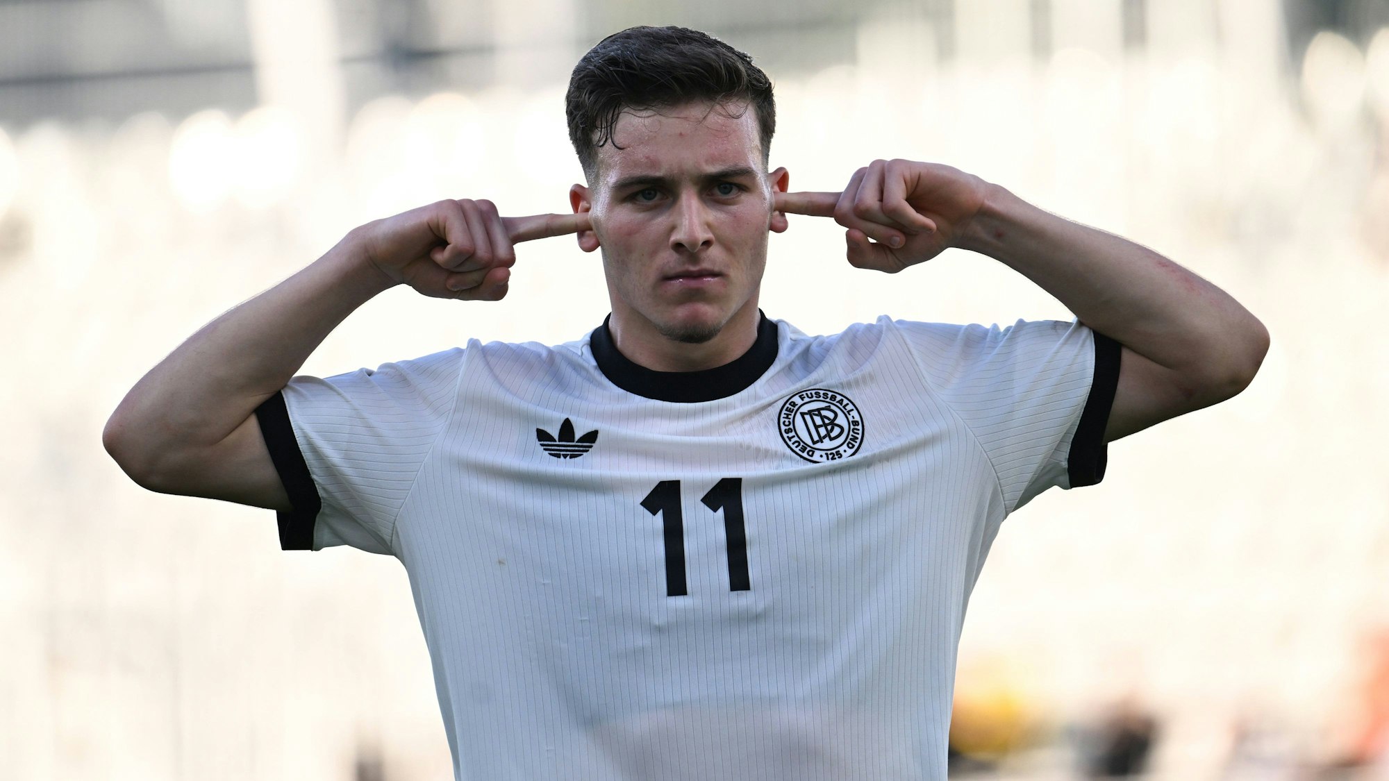 Said El Mala jubelt bei der U19-EM.