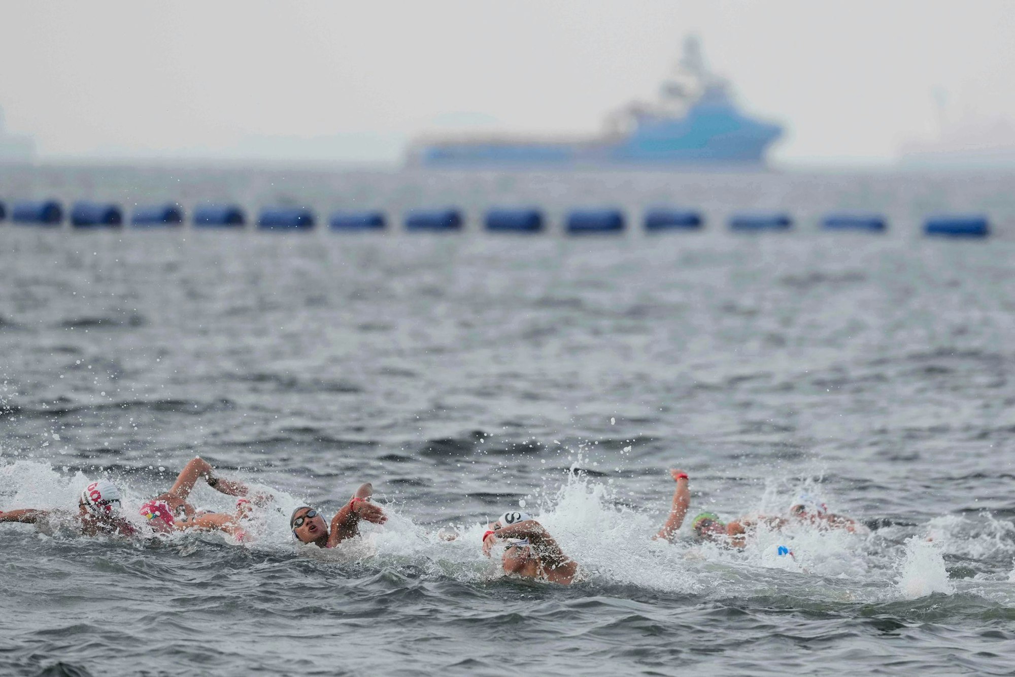 Erstmals wurde bei der Schwimm-WM der Knockout Sprint im Freiwasser ausgetragen.