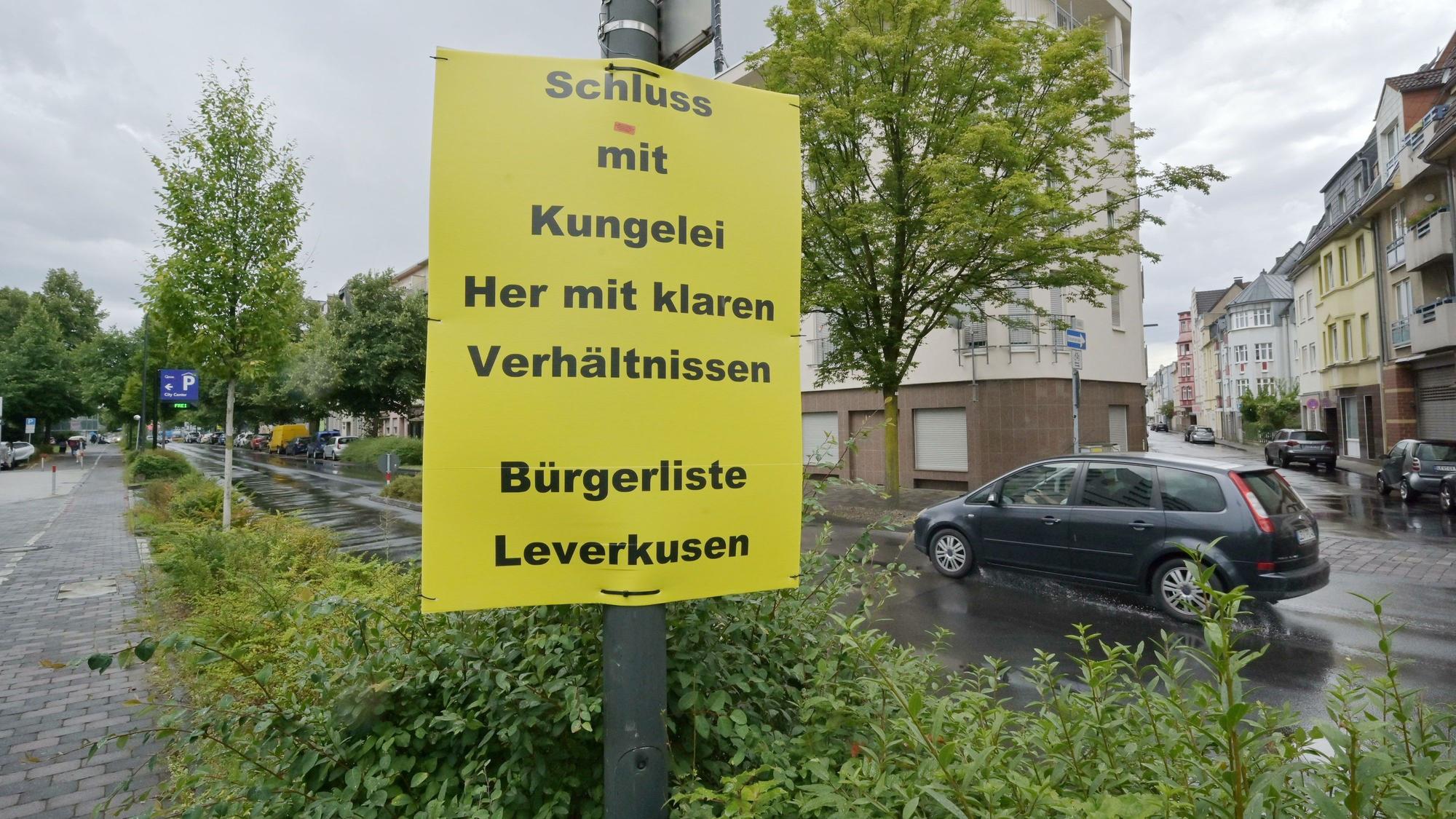 Bürgerliste darf wegen eines Verwaltungsfehlers schon Plakate aufhängen. Bild: Ralf Krieger
