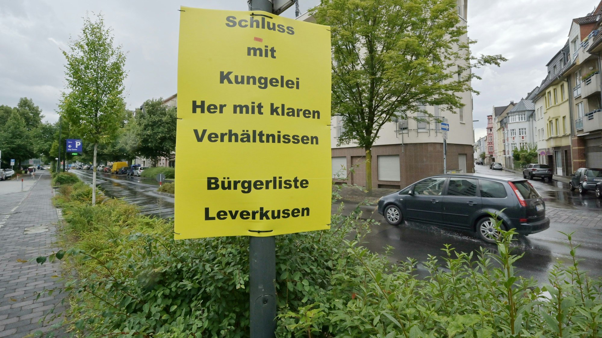 Bürgerliste darf wegen eines Verwaltungsfehlers schon Plakate aufhängen. Bild: Ralf Krieger
