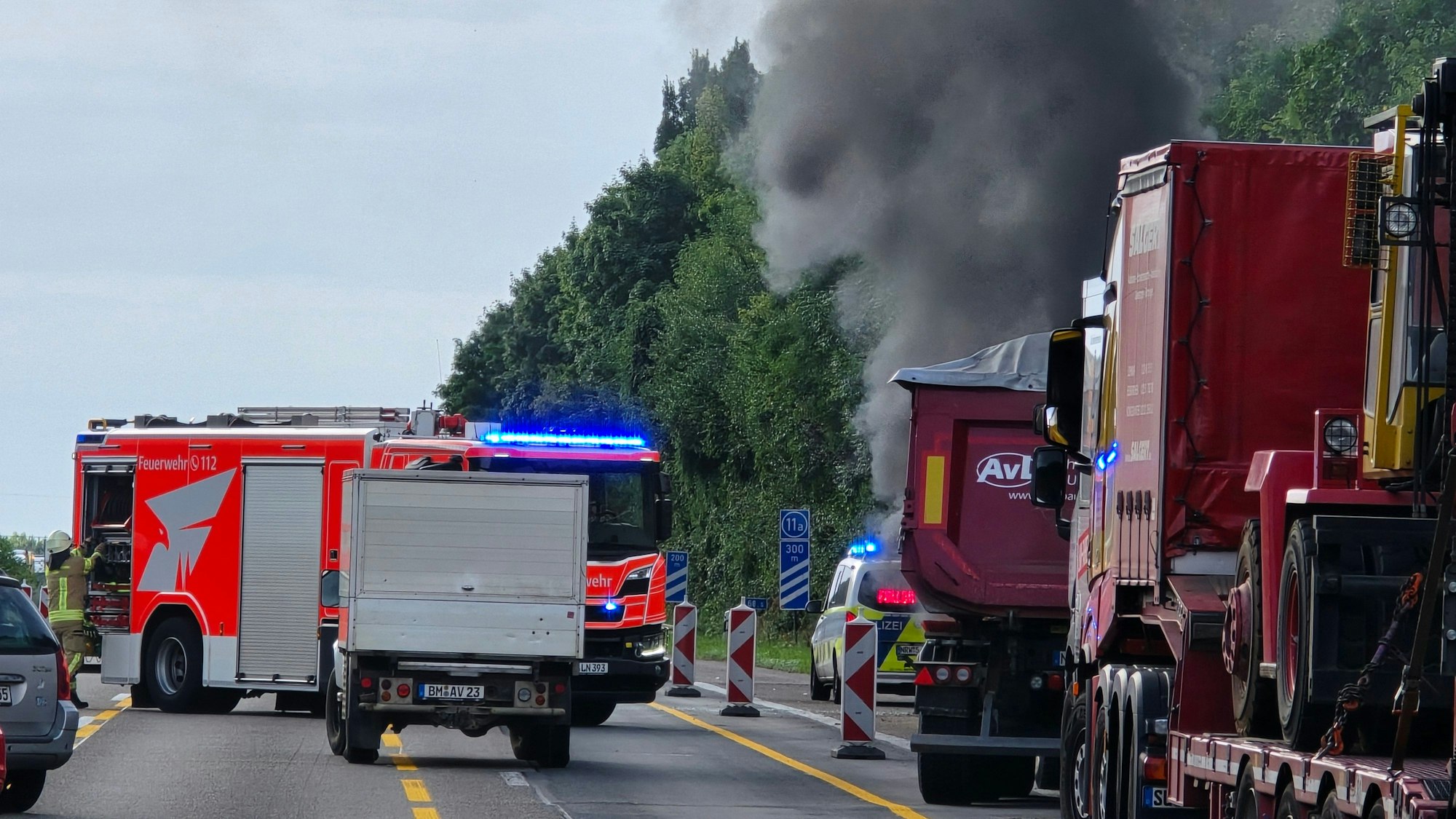 Feuer A4 Höhe Eifeltor UGC Leserreporter Michael Krings