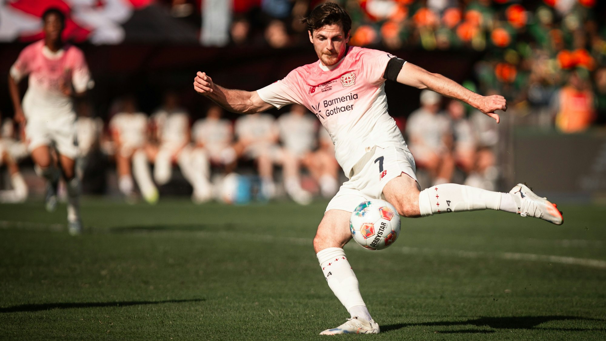 Bayers Jonas Hofmann im Testpiel gegen Flamengos U20 im Trainingslager in Rio de Janeiro.