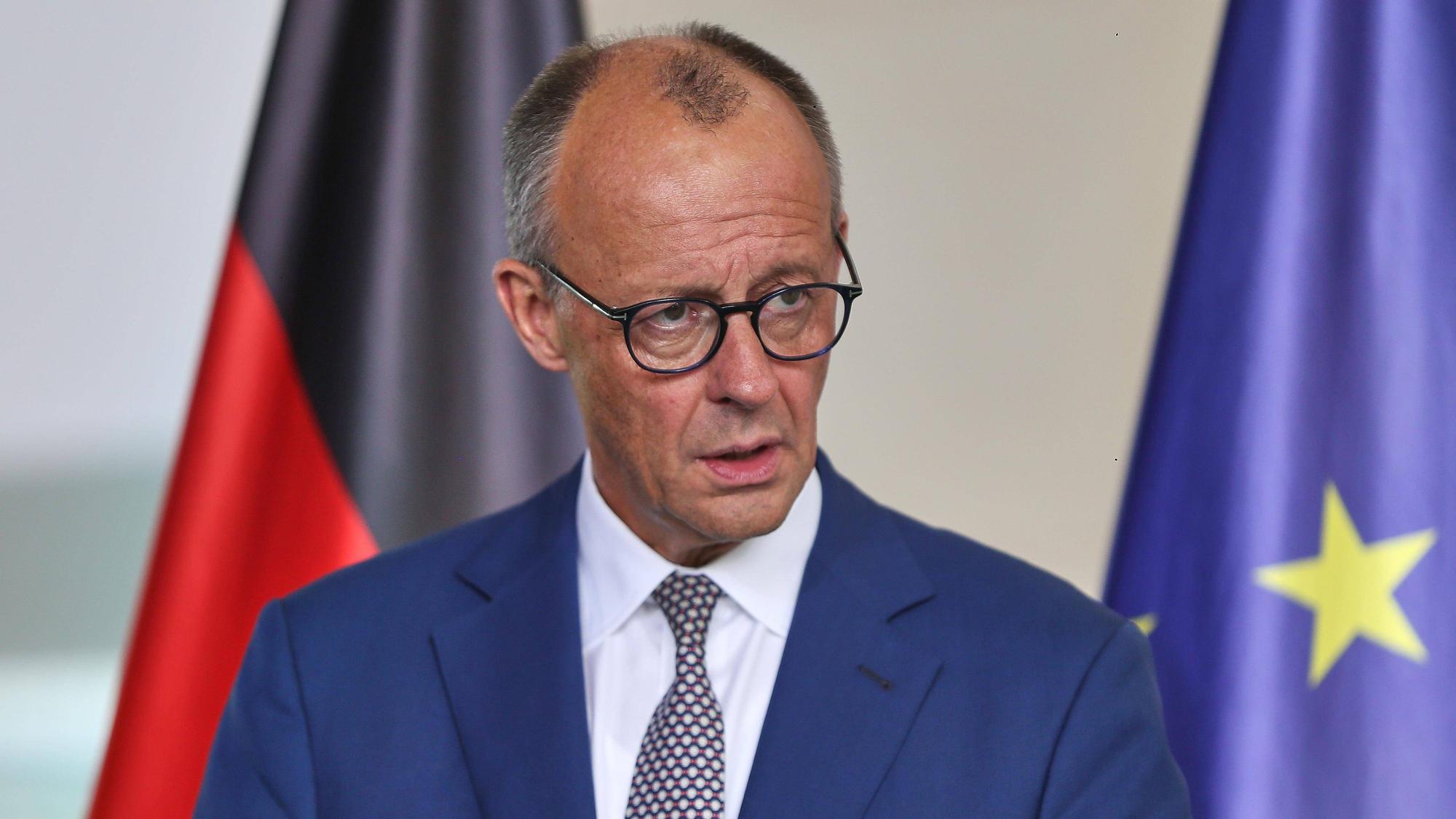 Bundeskanzleramt: Besuch des rumänischen Präsidenten: Bundeskanzler Friedrich Merz (CDU).