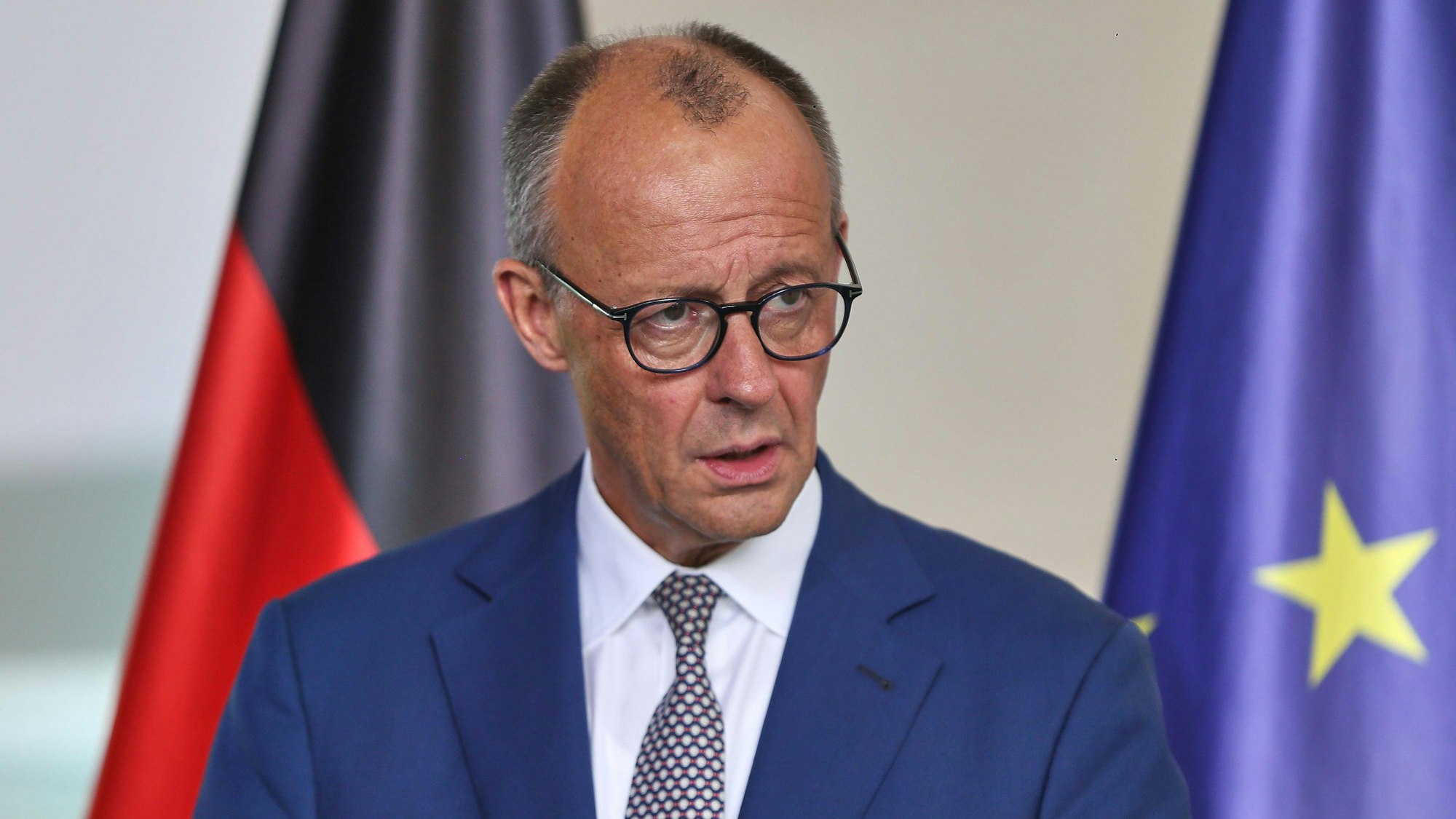 Bundeskanzleramt: Besuch des rumänischen Präsidenten: Bundeskanzler Friedrich Merz (CDU).