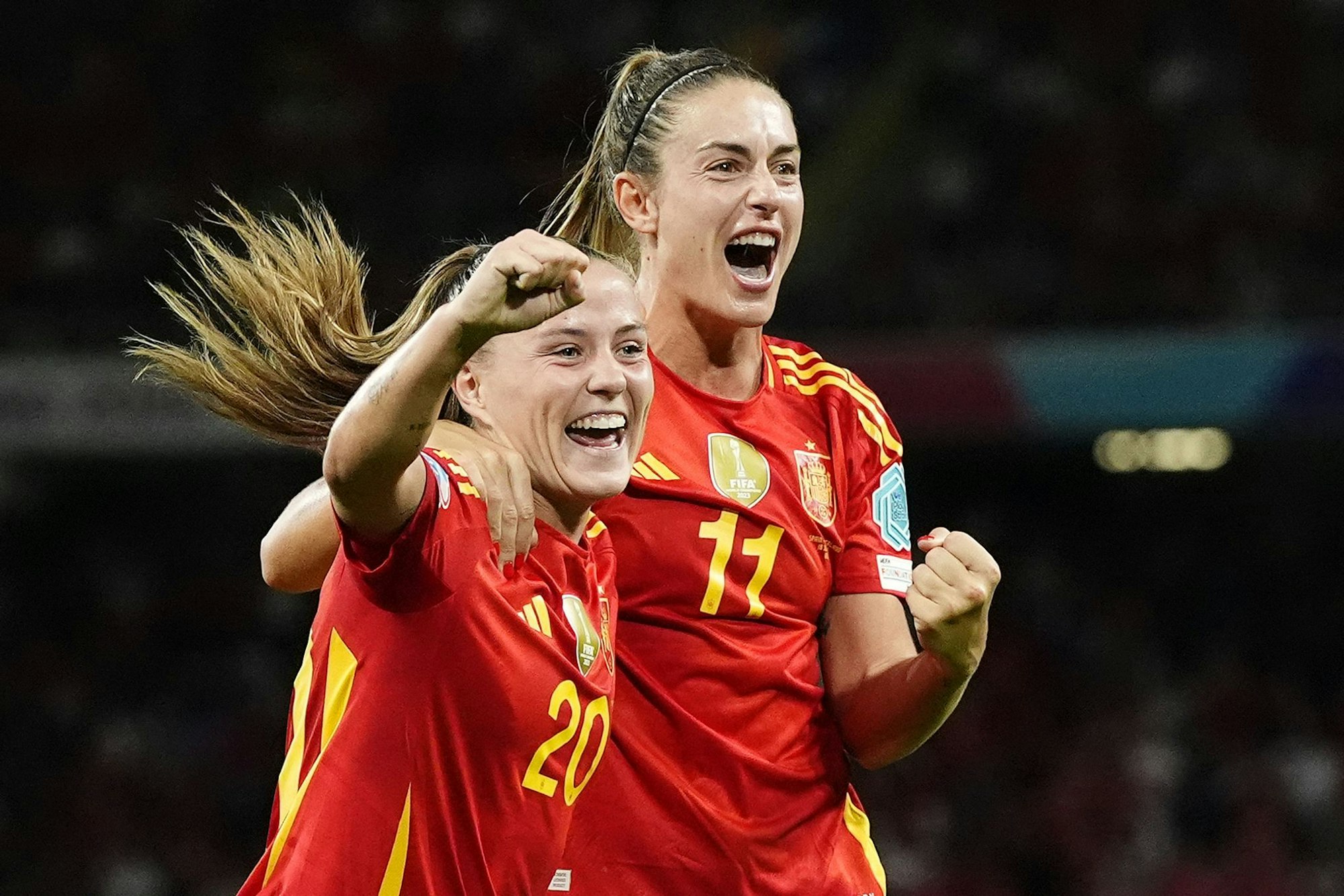 Zwei von etlichen Ausnahmespielerinnen: Clàudia Pina (l) und Alexia Putellas.