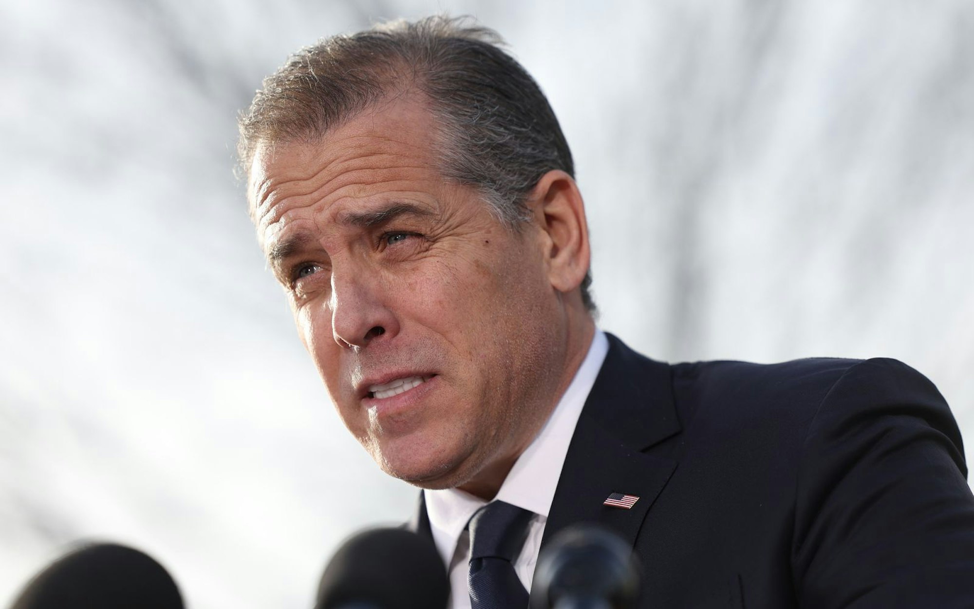 Hunter Biden (Bild) bedachte George Clooney mit unzähligen Beleidigungen. (Bild: 2023 Getty Images/Kevin Dietsch)