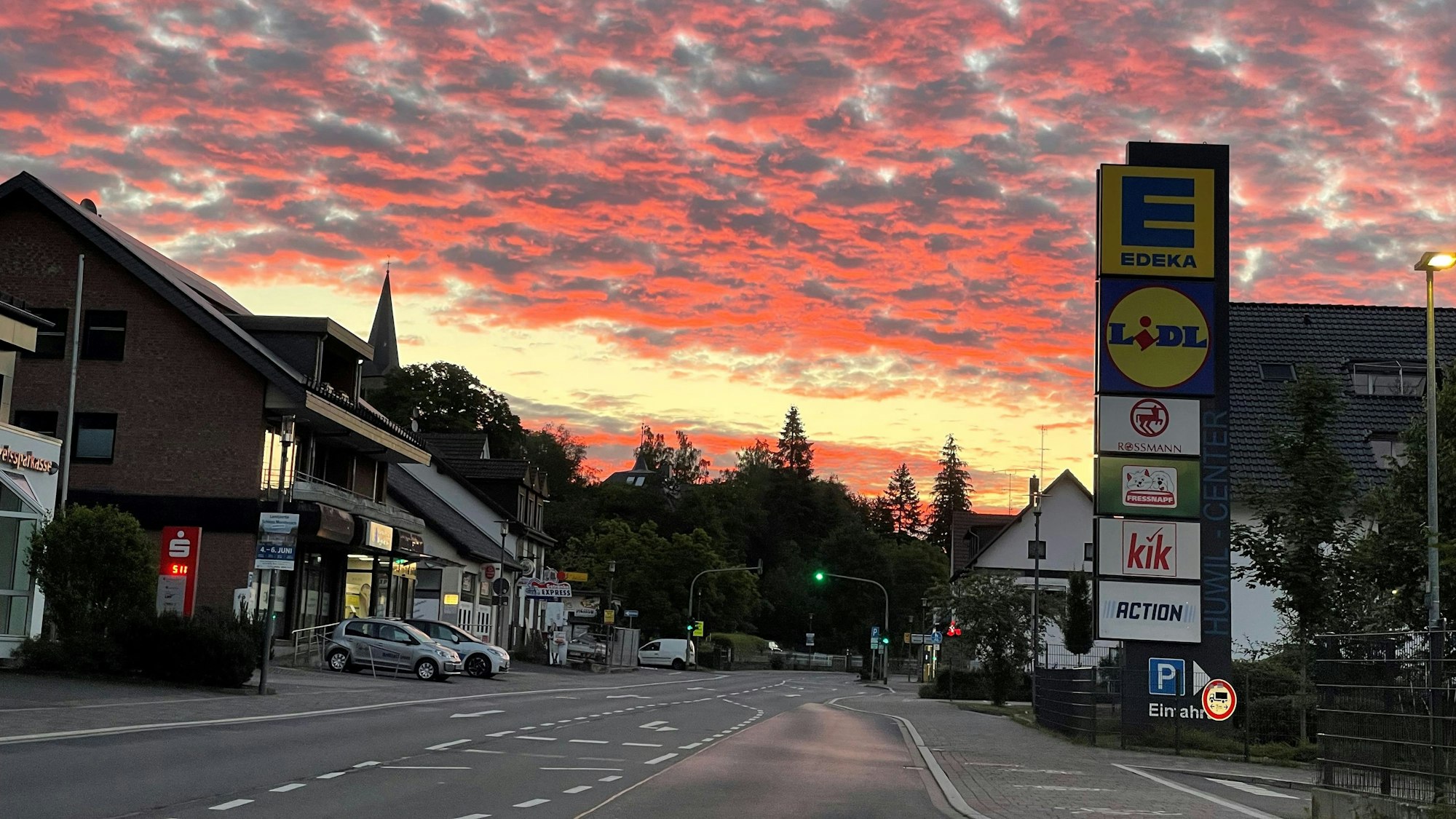 Die Brölstraße in Ruppichteroth