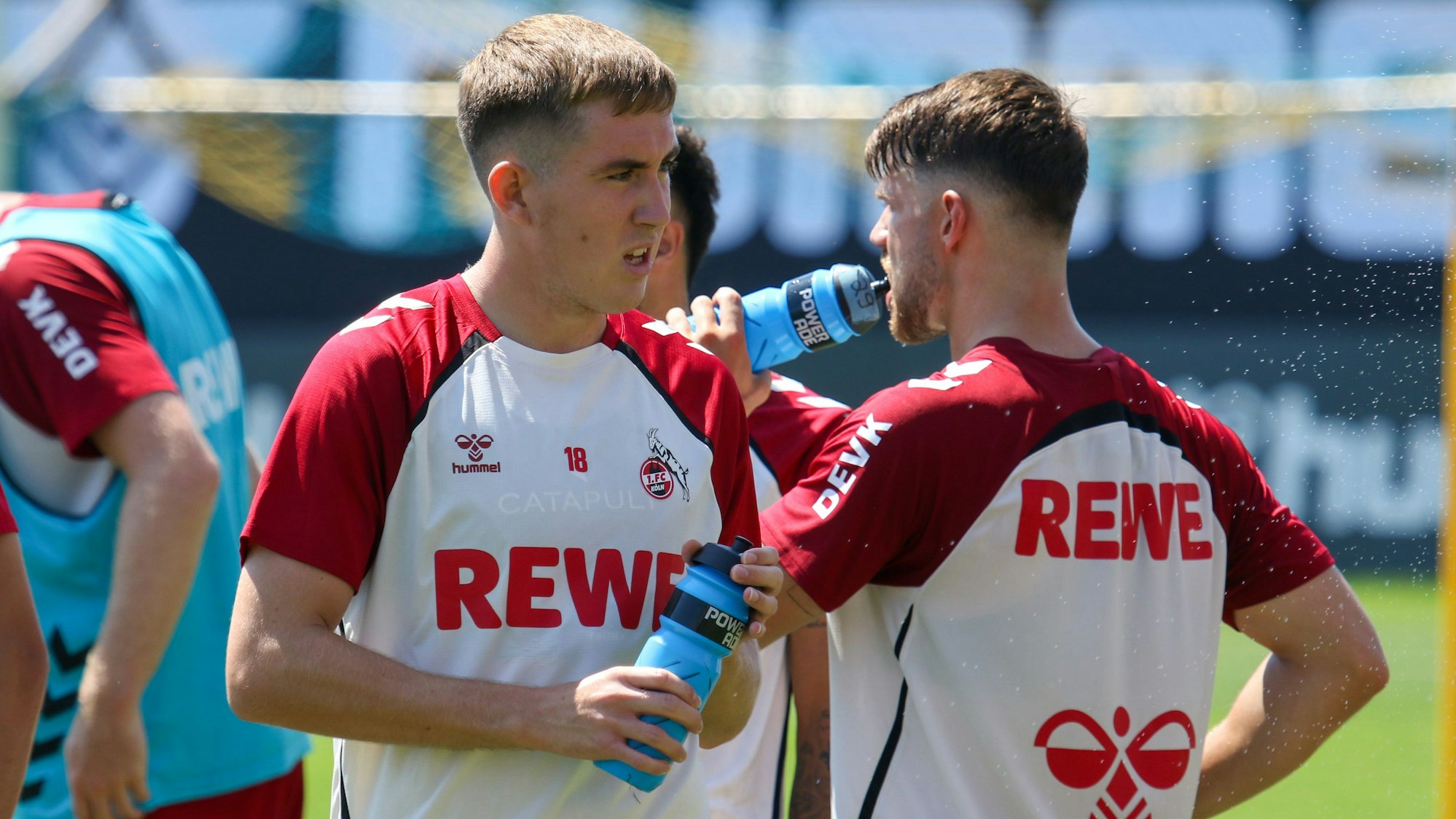 Isak Johannesson bereitet sich derzeit mit dem 1. FC Köln im österreichischen Bad Waltersdorf auf die neue Saison vor.