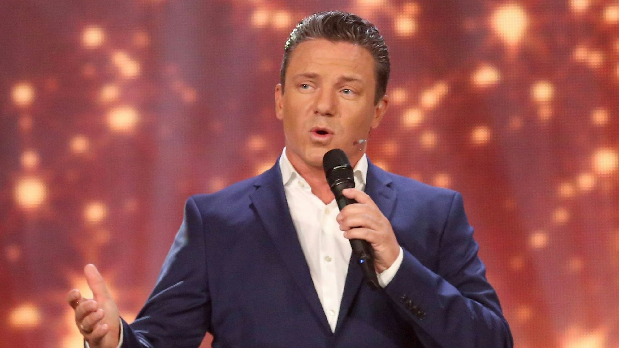 Stefan Mross tritt Ende September beim ZDF-“Fernsehgarten“ auf. (Bild: Adam Berry/Getty Images)