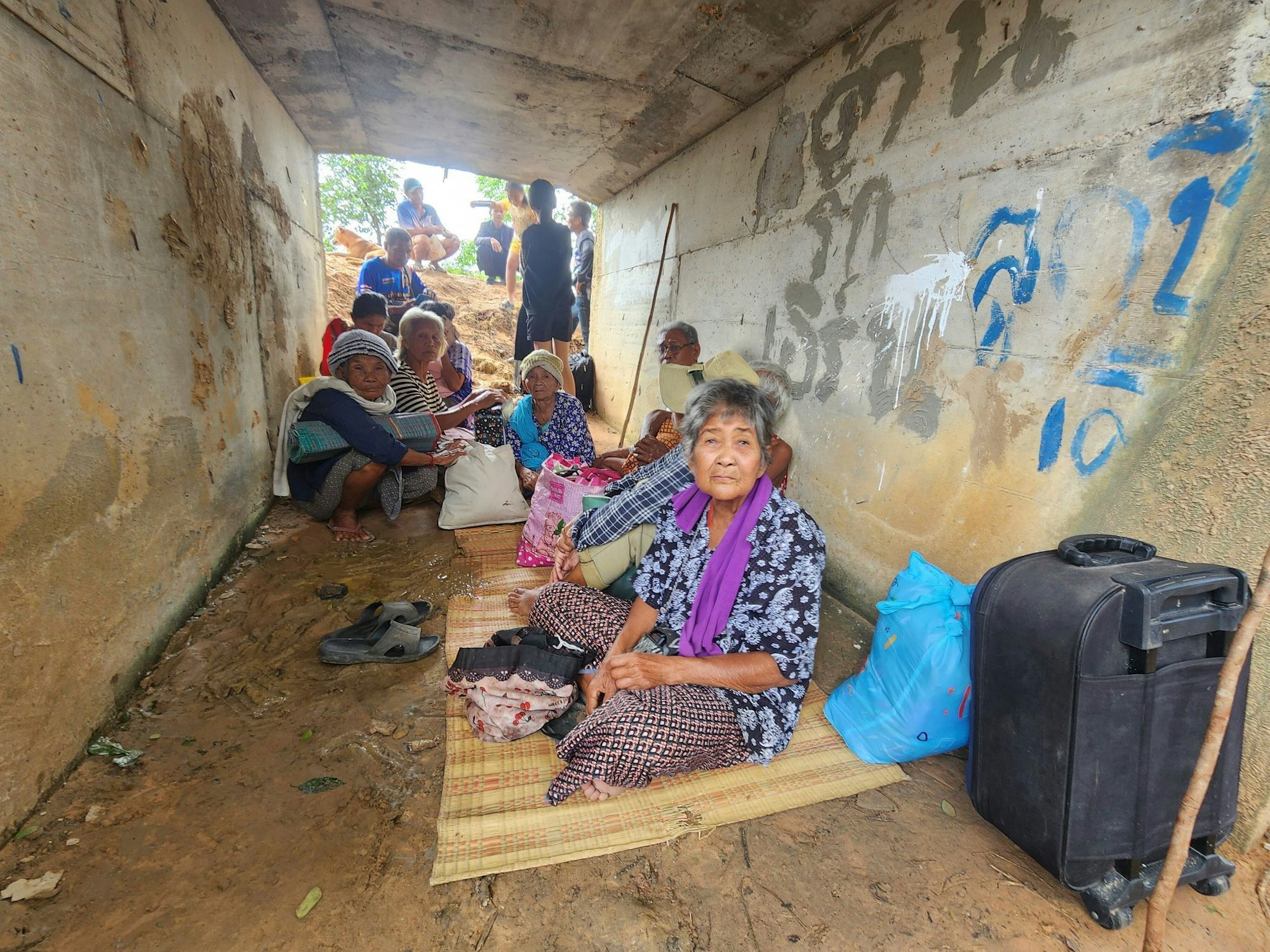 Thailänder in der umstrittenen Region bangen um ihr Leben.