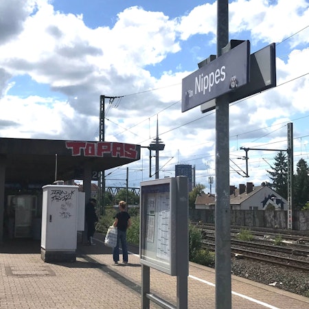 Der S-Bahnhof Nippes in Köln.