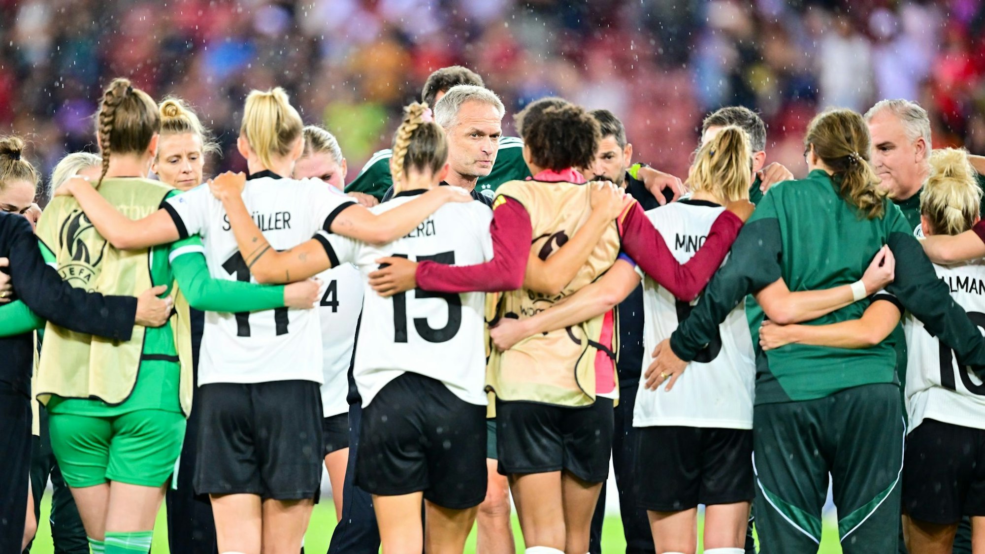 Lob für eine starke Einheit: Deutschlands Fußballerinnen traten bei der EM geschlossen auf.