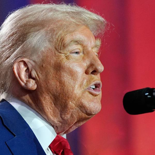 US-Präsident Donald Trump spricht während eines KI-Gipfels im Andrew W. Mellon Auditorium. (Archivbild)