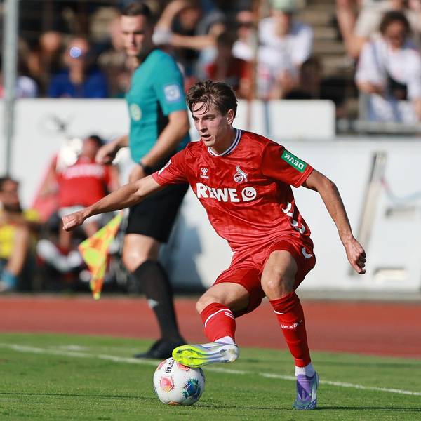 Jakub Kaminski beim Testspiel des 1. FC Köln gegen den SC Fortuna Köln