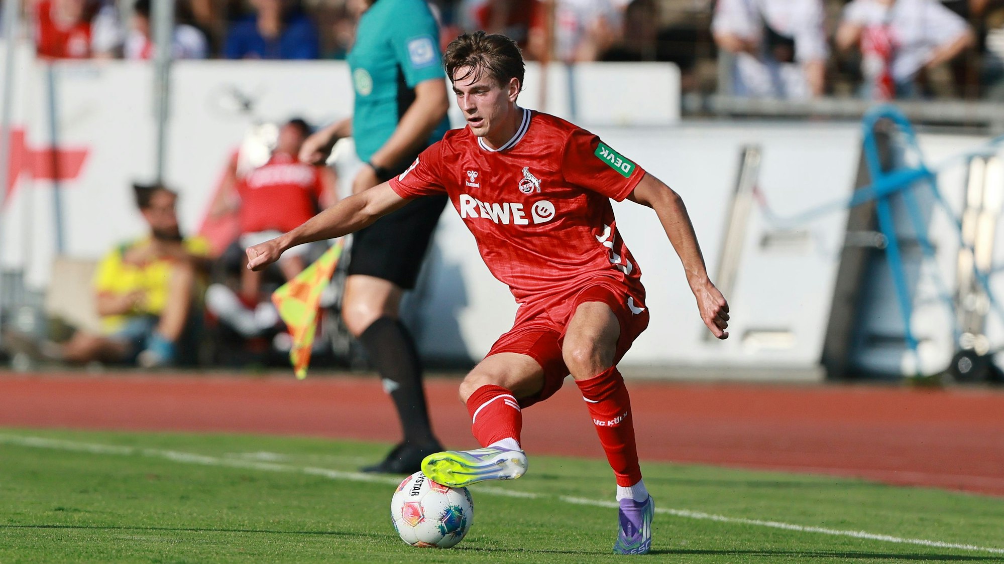 Jakub Kaminski beim Testspiel des 1. FC Köln gegen den SC Fortuna Köln