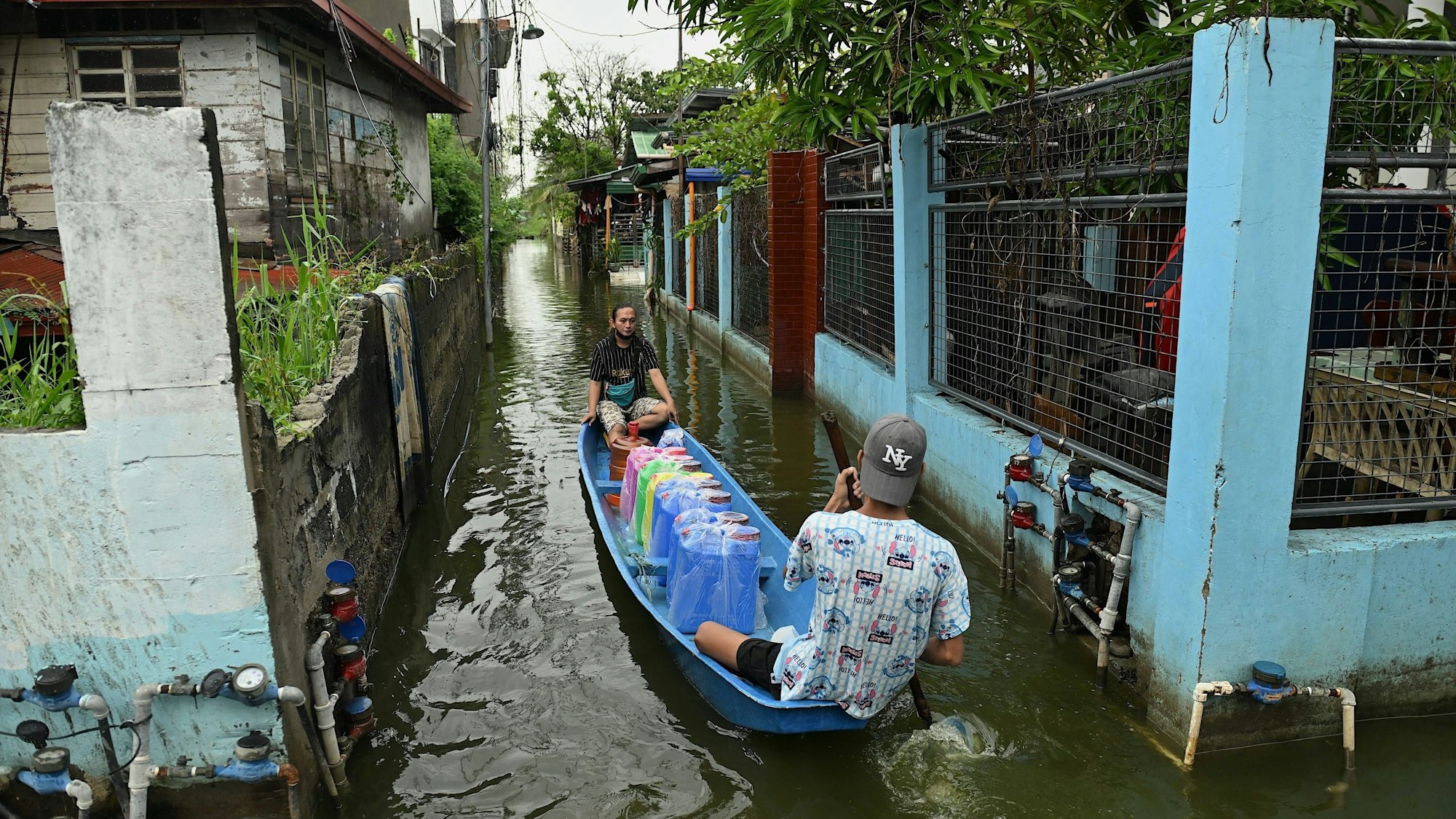 Macabebe im September 2024 nach heftigen Regenfällen.