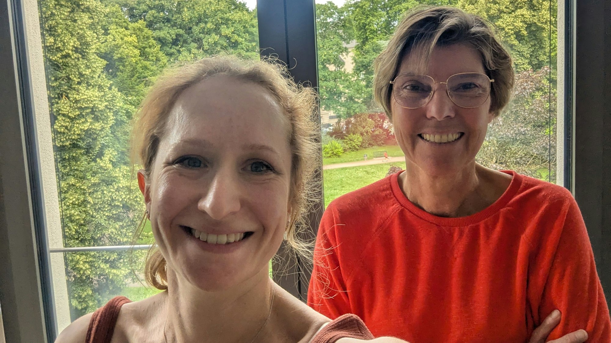 Laura Schmidl und Bettina Böttinger