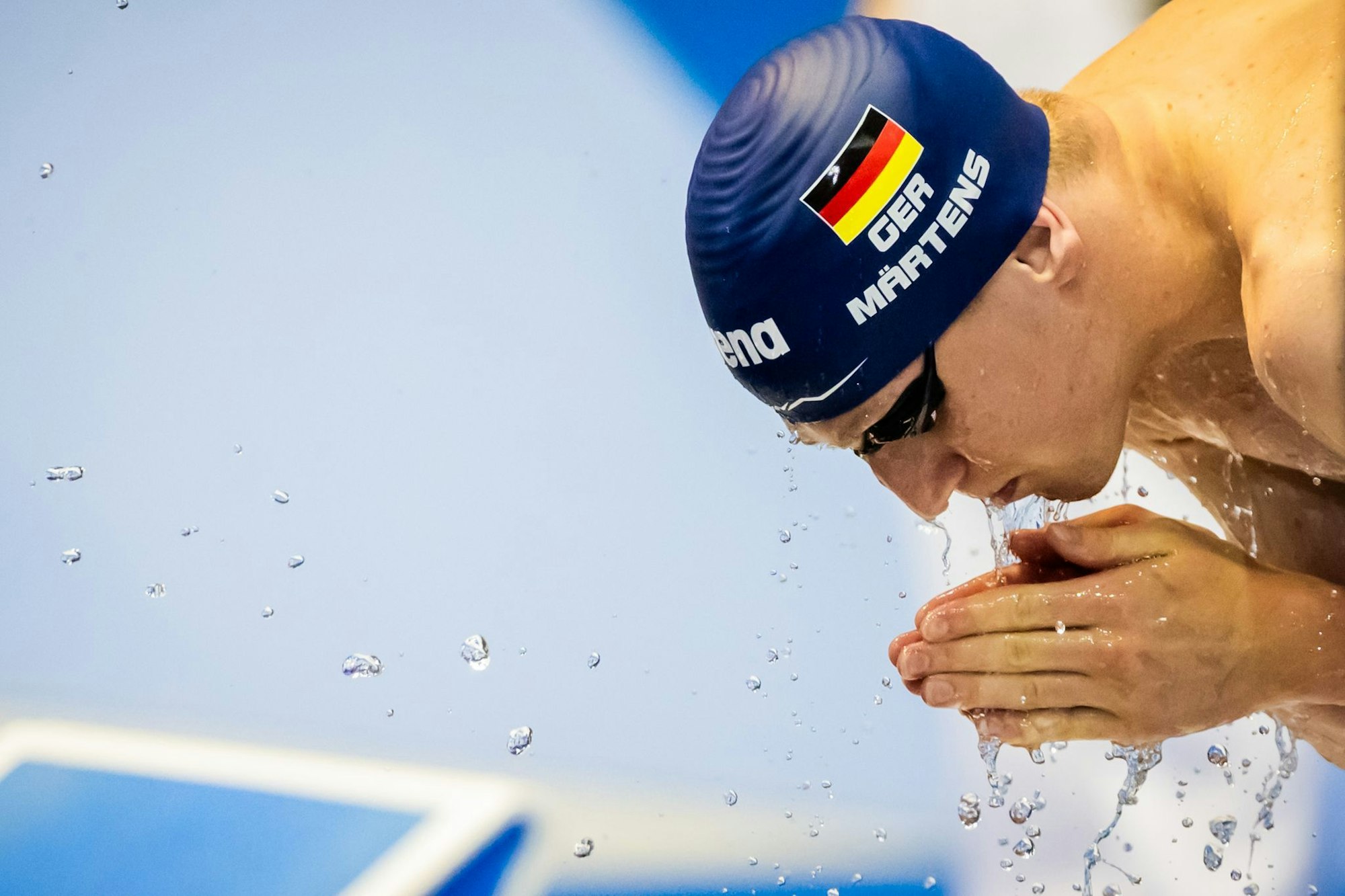 Mit höchster Konzentration zum Titel? Lukas Märtens hat in Singapur viel vor.