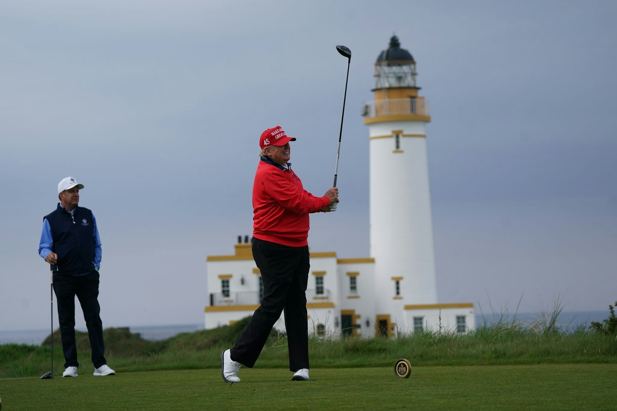 Donald Trump besitzt in Großbritannien zwei Golfanlagen. (Archivbild)
